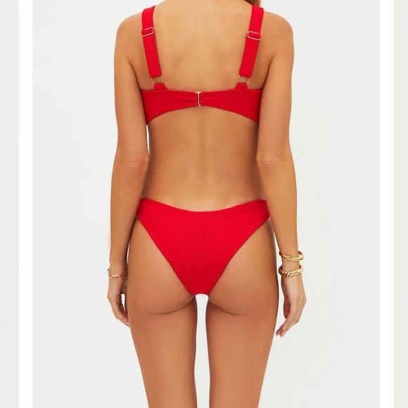 Beach Riot Red Bikini Bottom - Picture 15 of 15